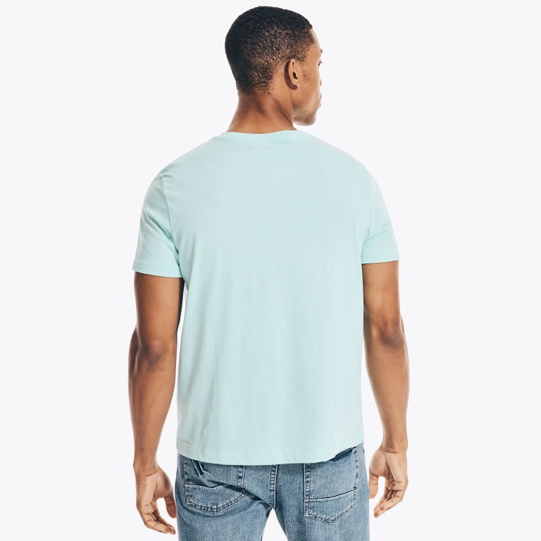 Nautica Solid V-neck Blancas | cWcrhCSW