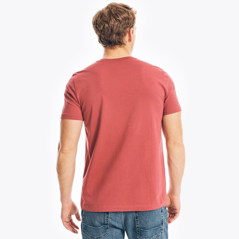 Nautica Solid V-neck Rojas | 8p890Gyf