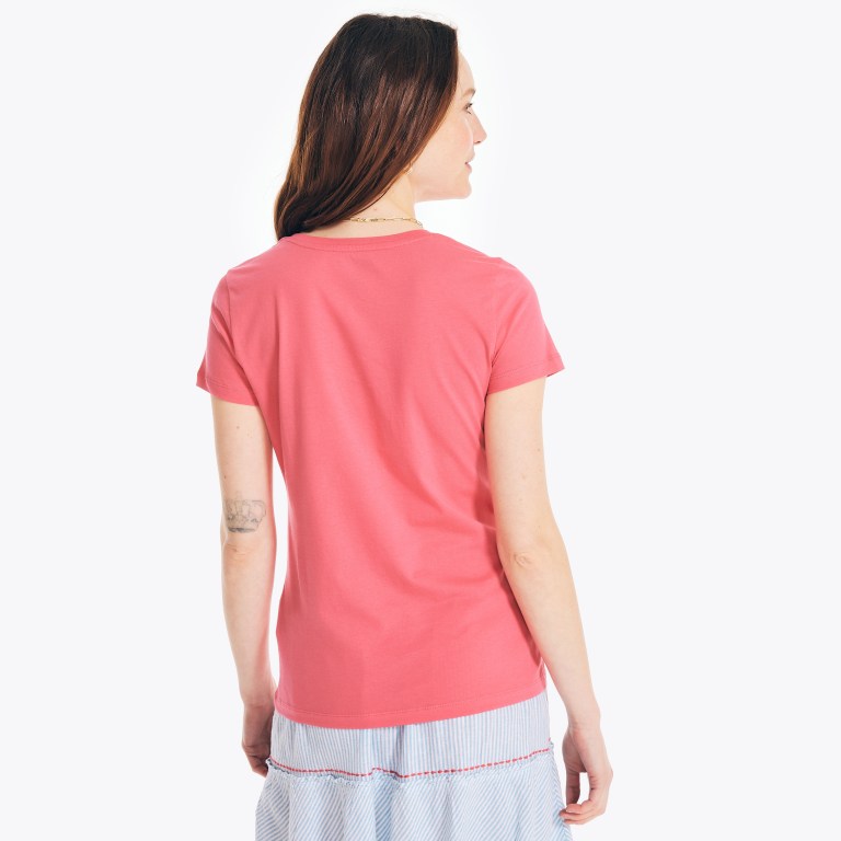 Nautica Solid V-neck Rojas | nyyPqf5t