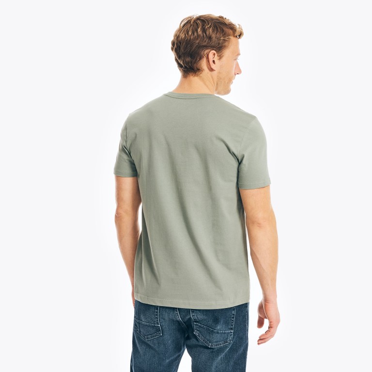 Nautica Solid V-neck Verde | nCLQ9aDq