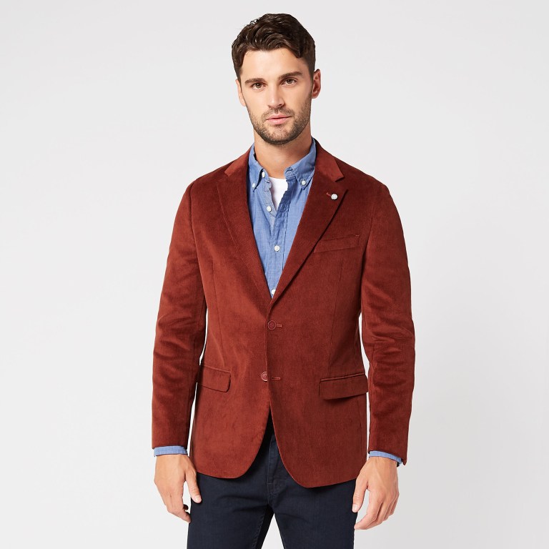 Nautica Stretch Corduroy Blazer Moradas | EIJ2g1I9