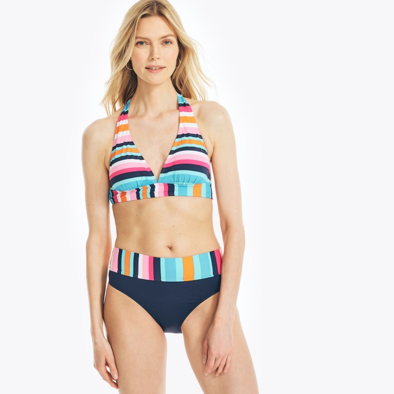 Nautica Striped Halter Rosas | 1jEFE5iG