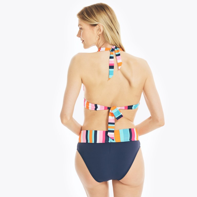 Nautica Striped Halter Rosas | 1jEFE5iG