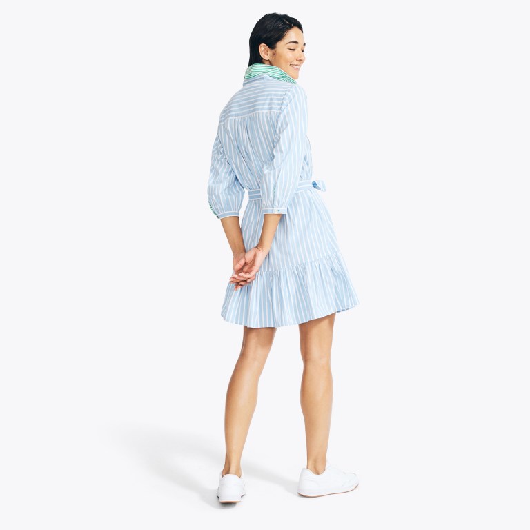 Nautica Striped Tiered Azules | 9gyDwdU8