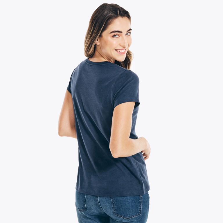 Nautica Sustainably Crafted Embroidered Logo Azules | 3b9rMUvk