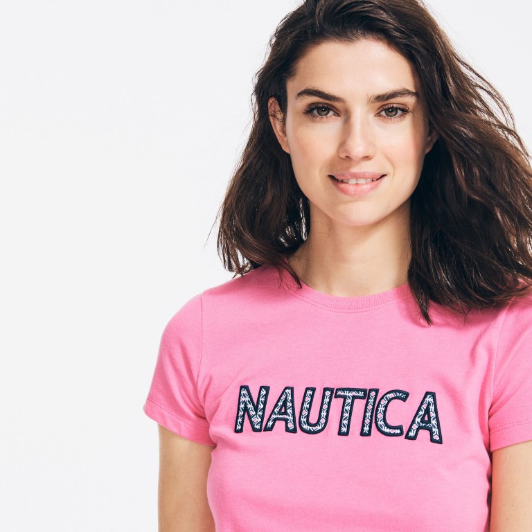 Nautica Sustainably Crafted Embroidered Logo Rosas | LO4WHDnp