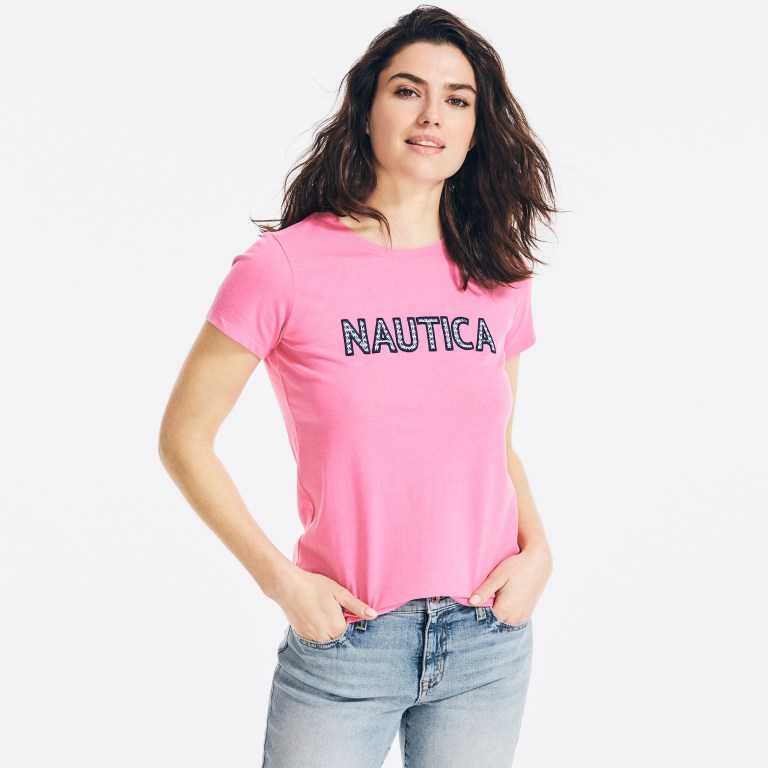 Nautica Sustainably Crafted Embroidered Logo Rosas | LO4WHDnp