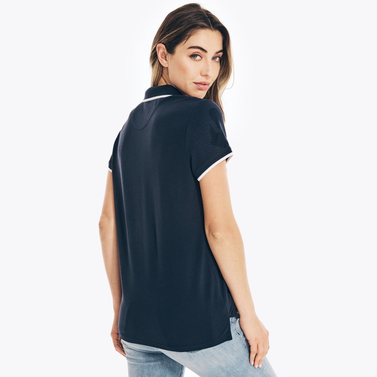 Nautica Sustainably Crafted Ocean Split-neck Azules | 6ao0ET3M