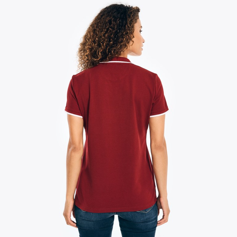 Nautica Sustainably Crafted Ocean Split-neck Rojas | Eo9DfnqL