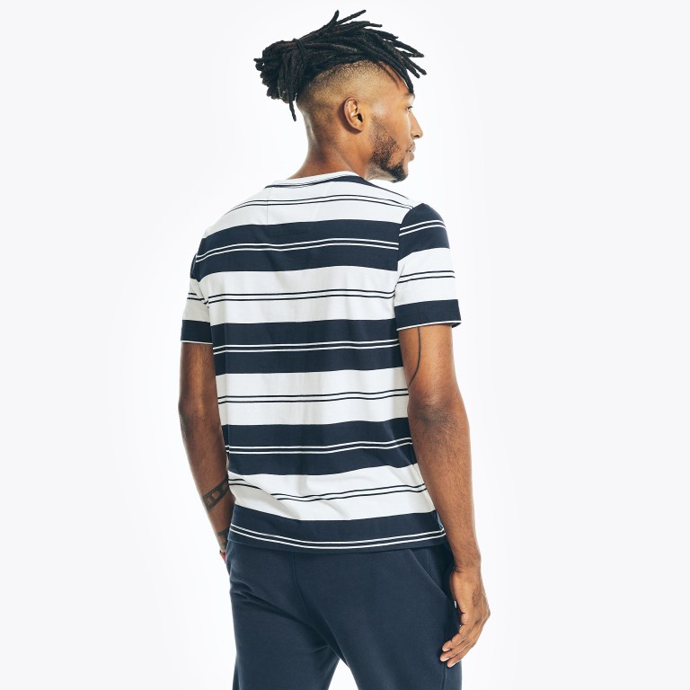 Nautica Sustainably Crafted Striped Blancas | 3JcKtazt