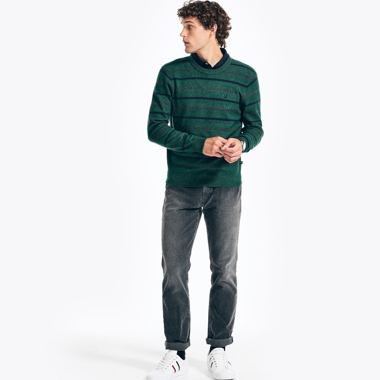 Nautica Sustainably Crafted Striped Verde | CiH6aFaA