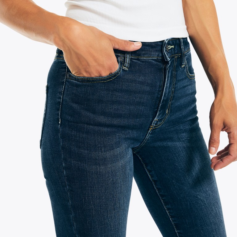 Nautica Sustainably Crafted True Flex Fit High-rise Skinny Denim Azules | E9lyItiL