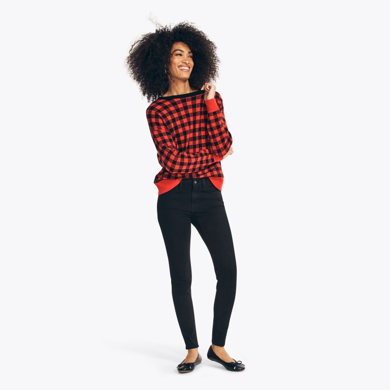 Nautica Sustainably Crafted True Flex Mid-rise Skinny Denim Negras | A5mhl60F