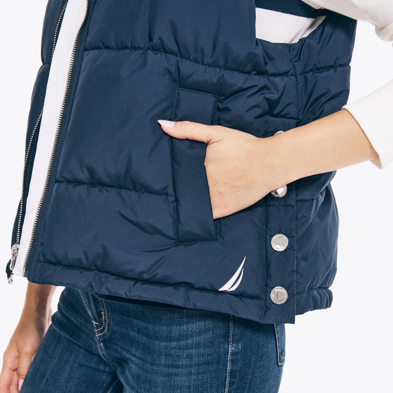 Nautica Tempasphere Quilted Vest Azules | STJN4nbc