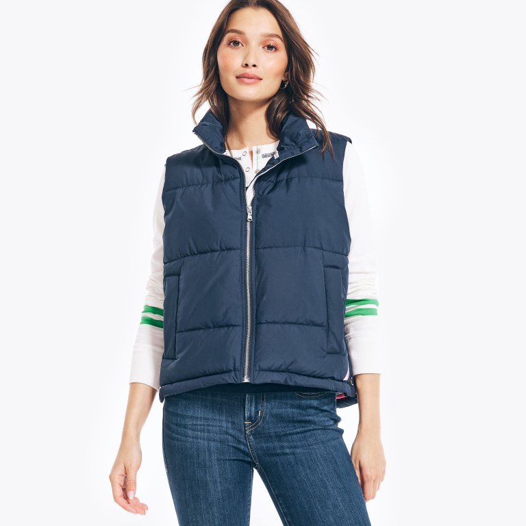 Nautica Tempasphere Quilted Vest Azules | STJN4nbc