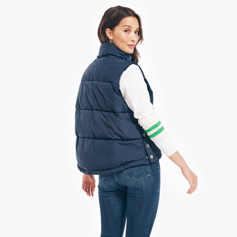 Nautica Tempasphere Quilted Vest Azules | STJN4nbc