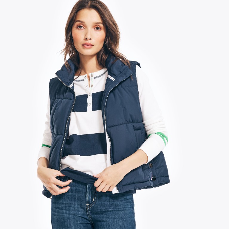 Nautica Tempasphere Quilted Vest Azules | STJN4nbc