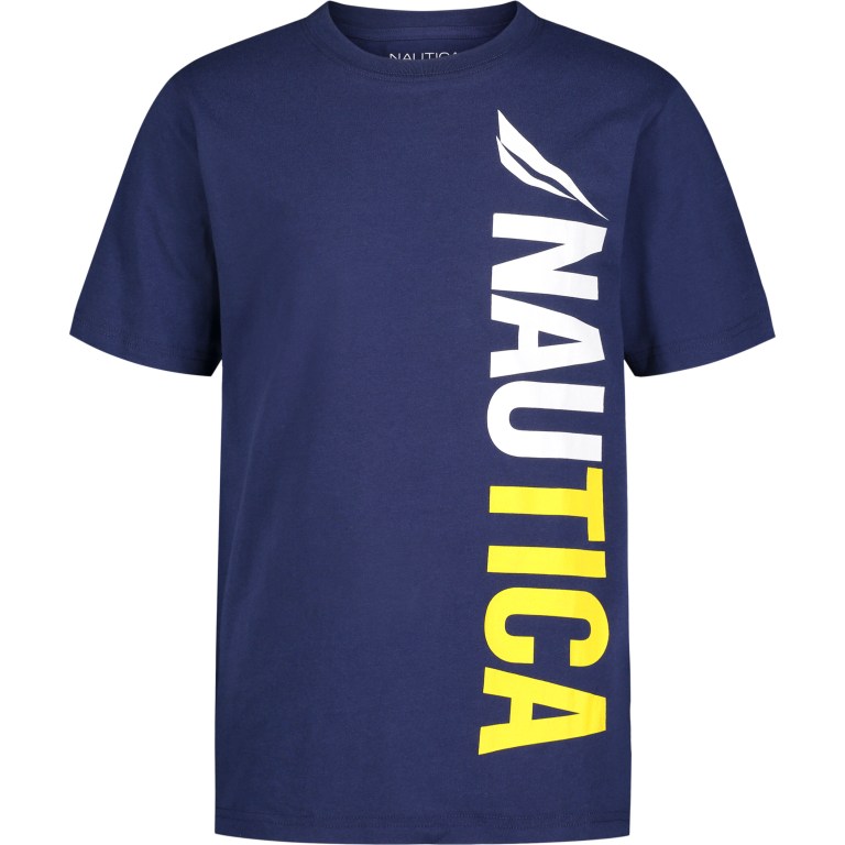 Nautica Toddler Vertical Logo (2t-4t) Azul Marino | xM8jt5sn