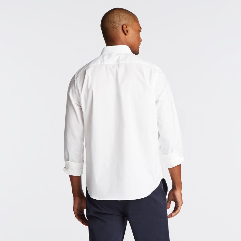 Nautica Wrinkle-resistant Wear To Trabajo Blancas | QzMKRk8D