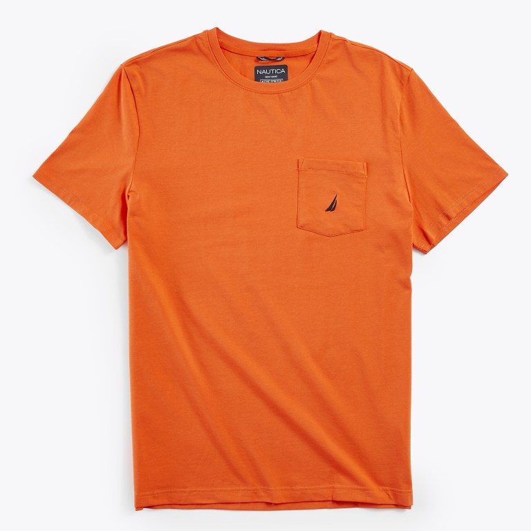 Nautica Classic Fit Pocket Naranjas | gBqewqEe