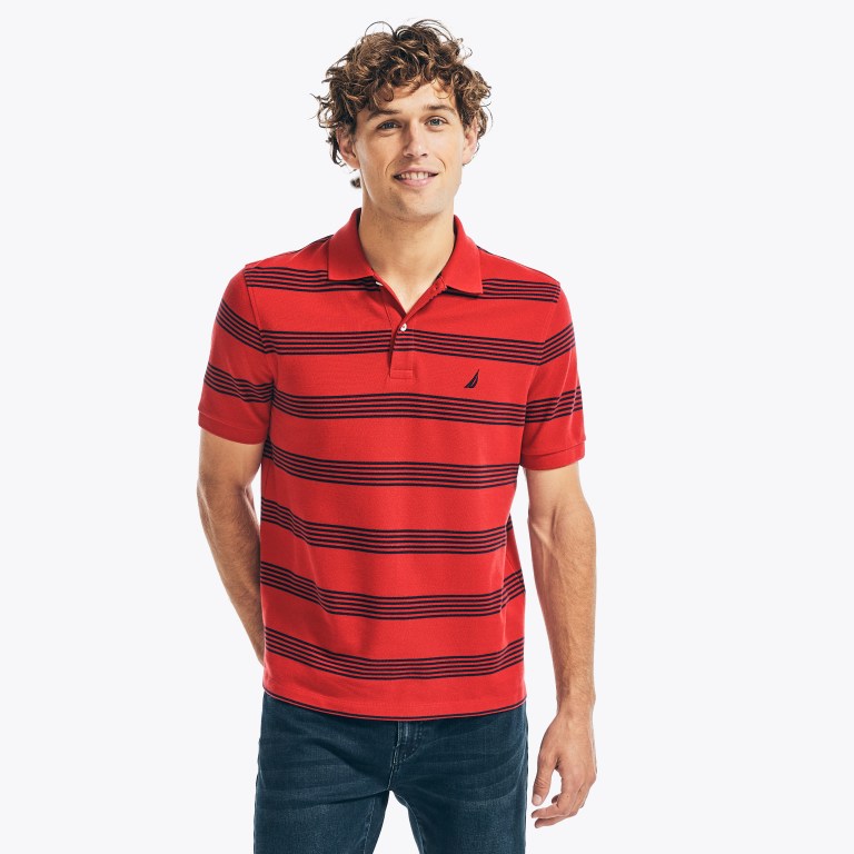 Nautica Classic Fit Striped Deck Rojas | VEbUepeH