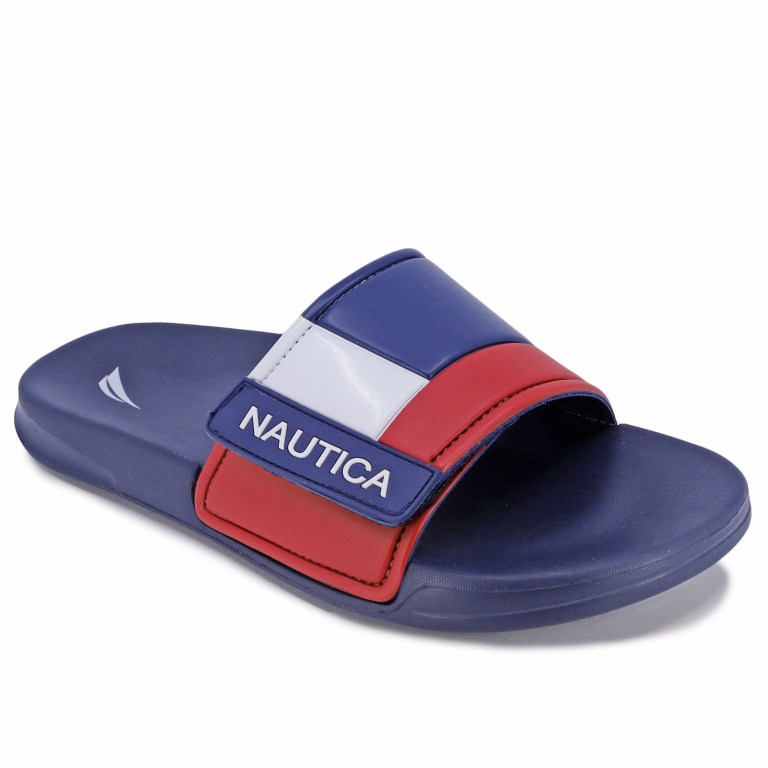 Nautica Colorblock Logo Azul Marino | fpxMns9i