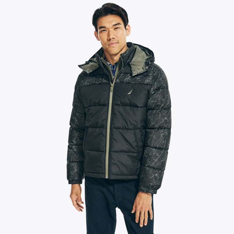 Nautica Colorblock Tempasphere Puffer Negras | QsAXHdPD