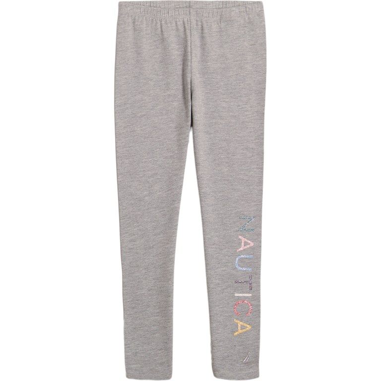 Nautica Little Glitter Logo (4-7) Gris | 05vdDUfH