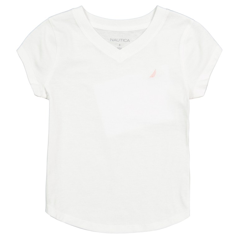 Nautica Little V-neck (4-7) Blancas Azules | cnqeRqrF