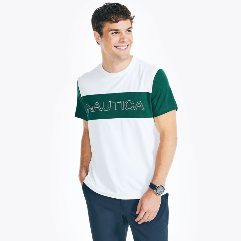 Nautica Navtech Sustainably Crafted Logo Blancas | BPo5TLWr