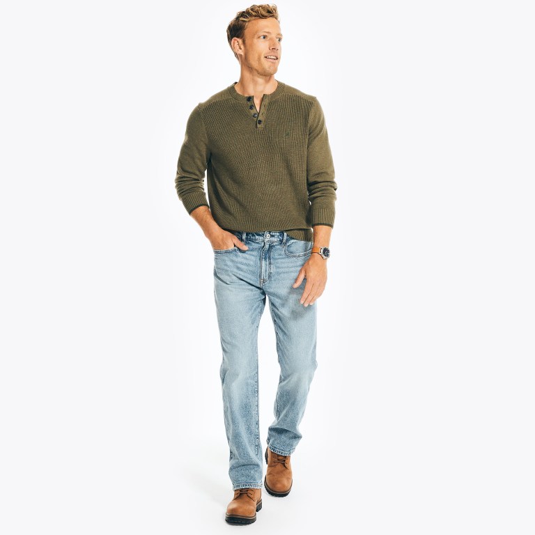 Nautica Original Relaxed Stretch Denim Azul Marino | dyv6jqhd