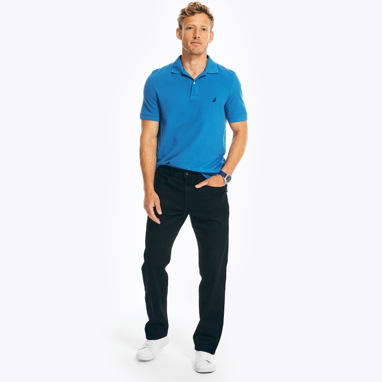 Nautica Original Relaxed Stretch Denim Negras Azules | hmdJBrEL