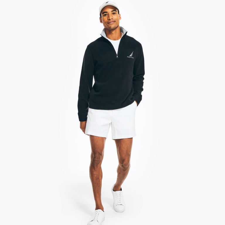 Nautica Quarter-zip Nautex Fleece Negras | jGr13Voq