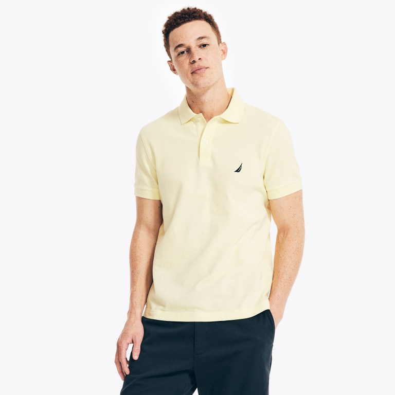 Nautica Slim Fit Deck Amarillo Claro | oUzk7Mjr