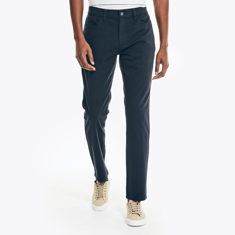 Nautica Slim Fit Stretch Azul Marino | KNuzOXWF