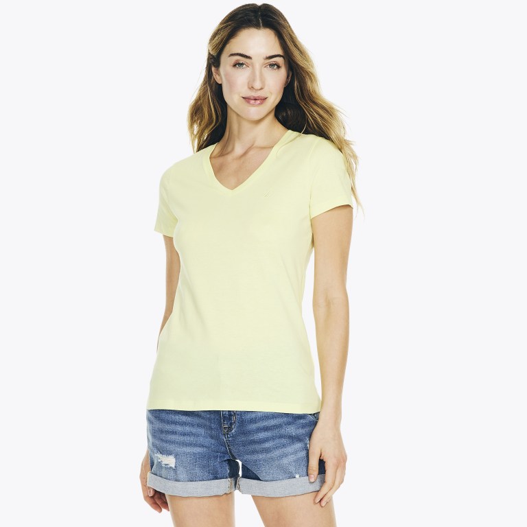 Nautica Solid V-neck Verde | bZkZv8tE