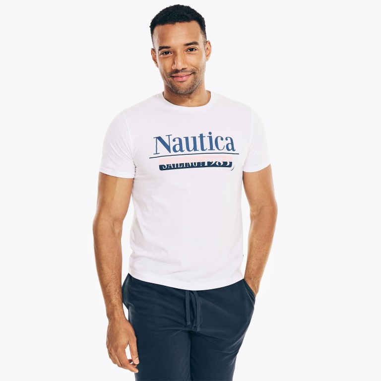 Nautica Sustainably Crafted Estampadas Blancas | hy6u2485