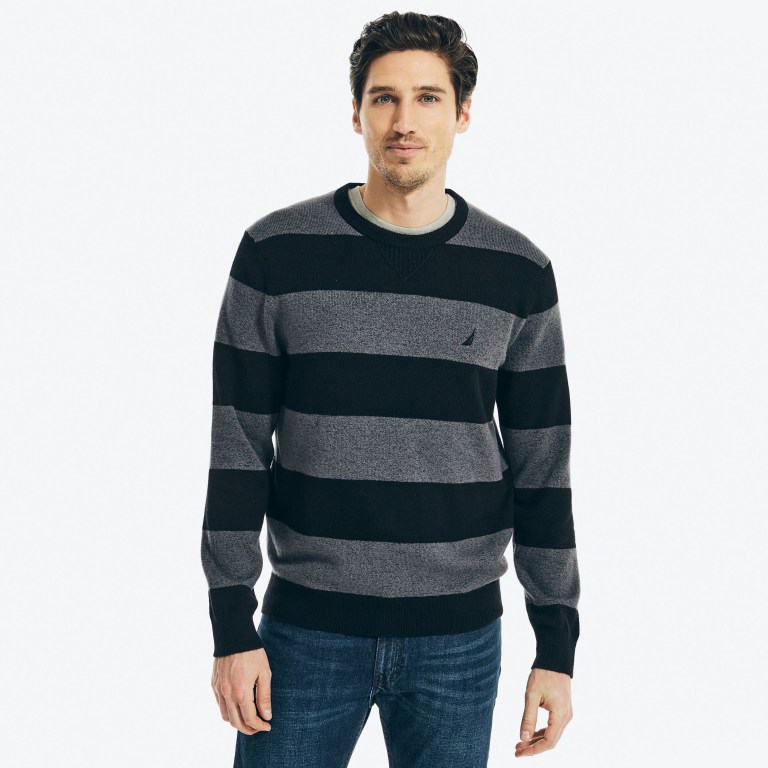 Nautica Sustainably Crafted Striped Negras | 0KCpe6o4