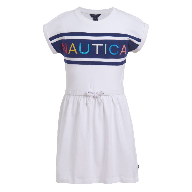 Nautica Toddler Logo Estampadas (2t-4t) Blancas Azules | m7i81KNH