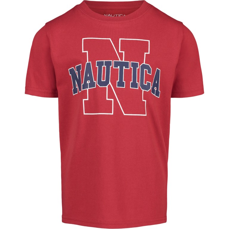 Nautica Toddler Throwback Estampadas (2t-4t) Rojas | b9m7kfxL