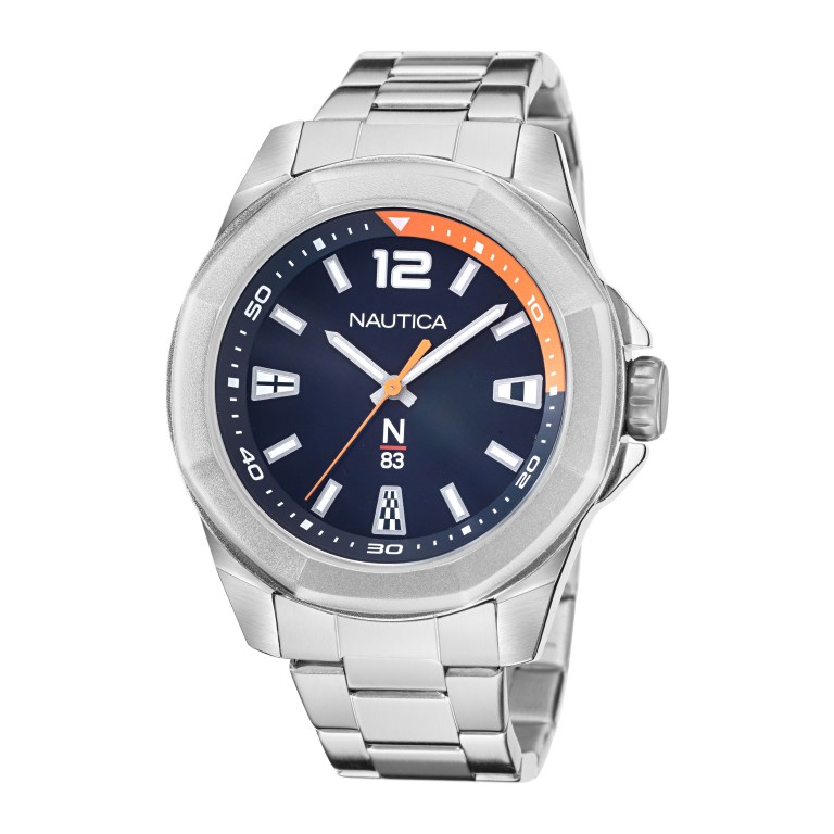 Nautica Tortuga Bay Stainless Steel Multicolor | teHDF9Bt