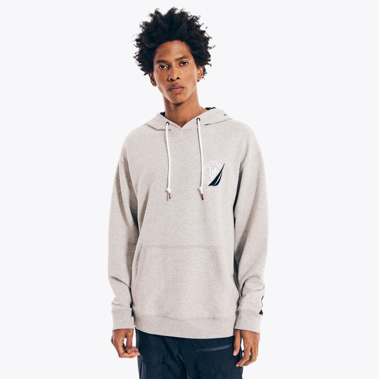 Nautica Urban Necessities X Nautica Estampadas Pullover Hoodie Gris | XPsuevR1