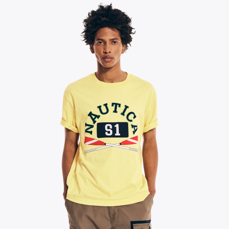 Nautica Urban Necessities X Nautica Estampadas Amarillo Claro | qz1d3IzU