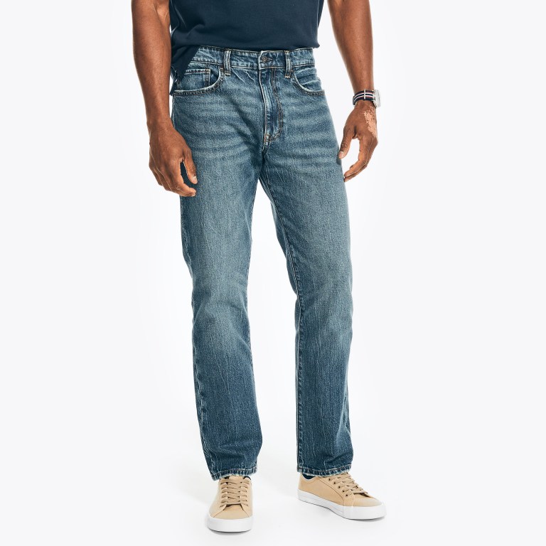 Nautica Vintage Straight Stretch Denim Azules | CP7S4Pmt