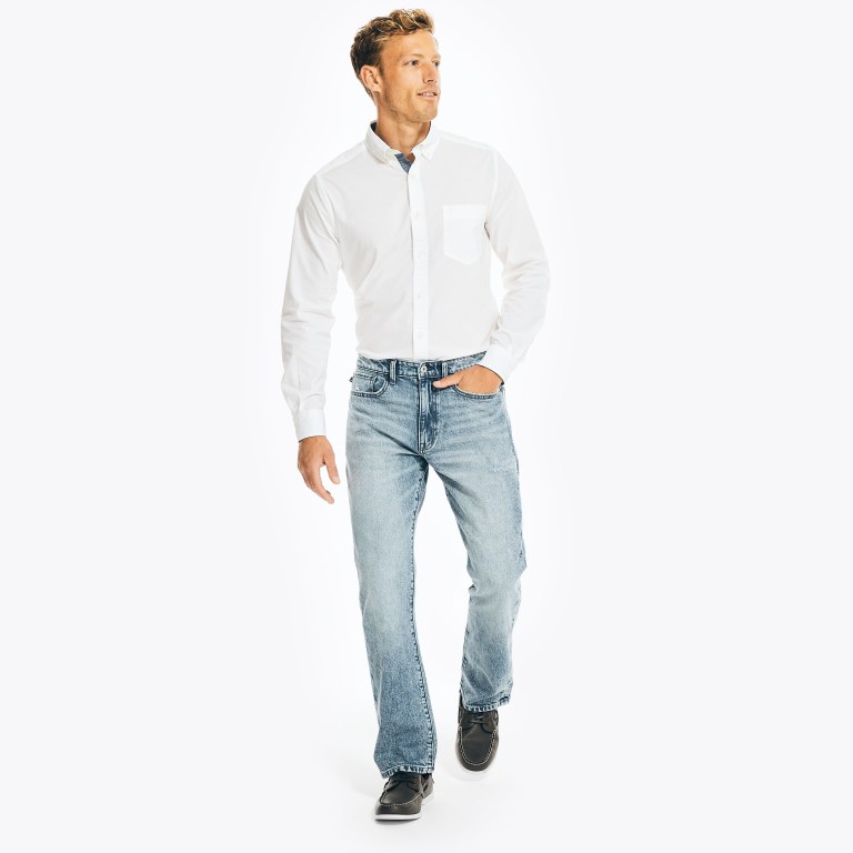 Nautica Vintage Straight Stretch Denim Azules | PSpJPmqt