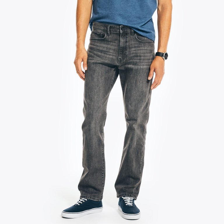 Nautica Vintage Straight Stretch Denim Gris | QXPXWaOV